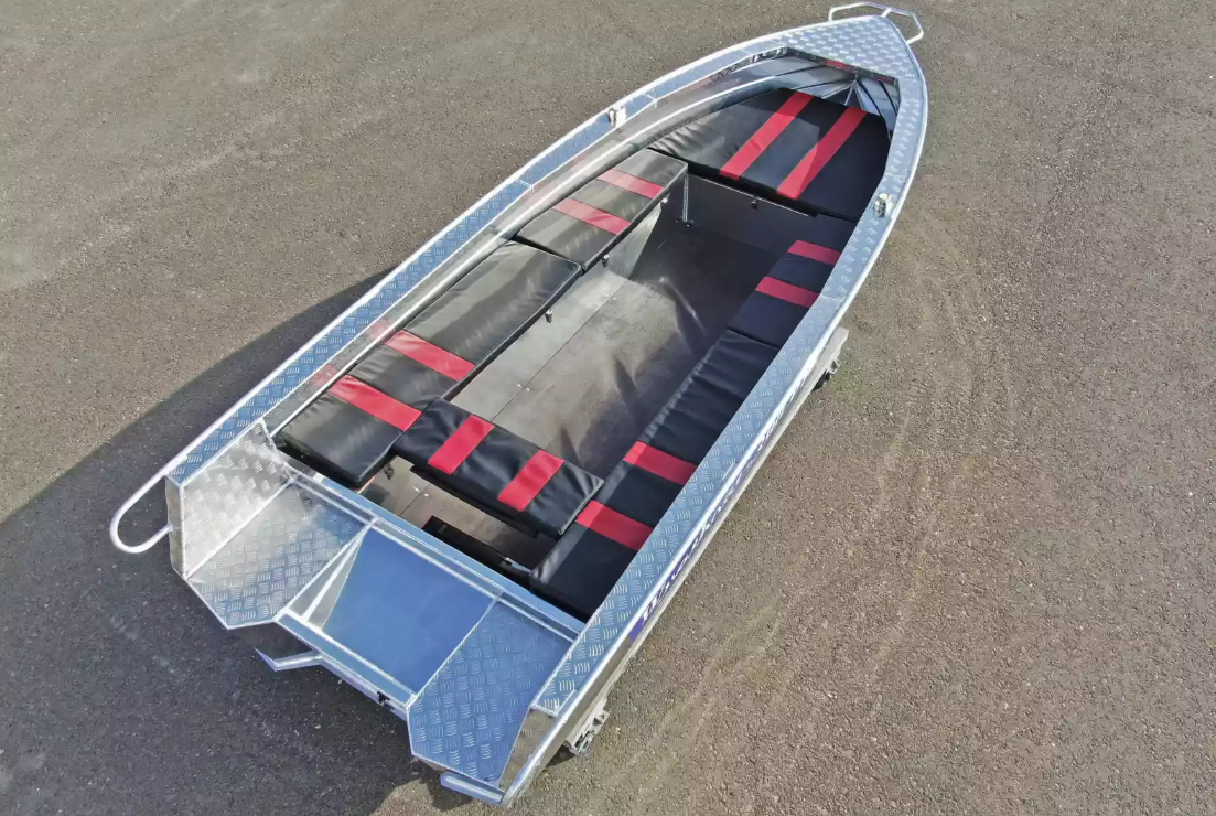Алюминиевая лодка Wyatboat-390РМ увеличенный борт в Элисте