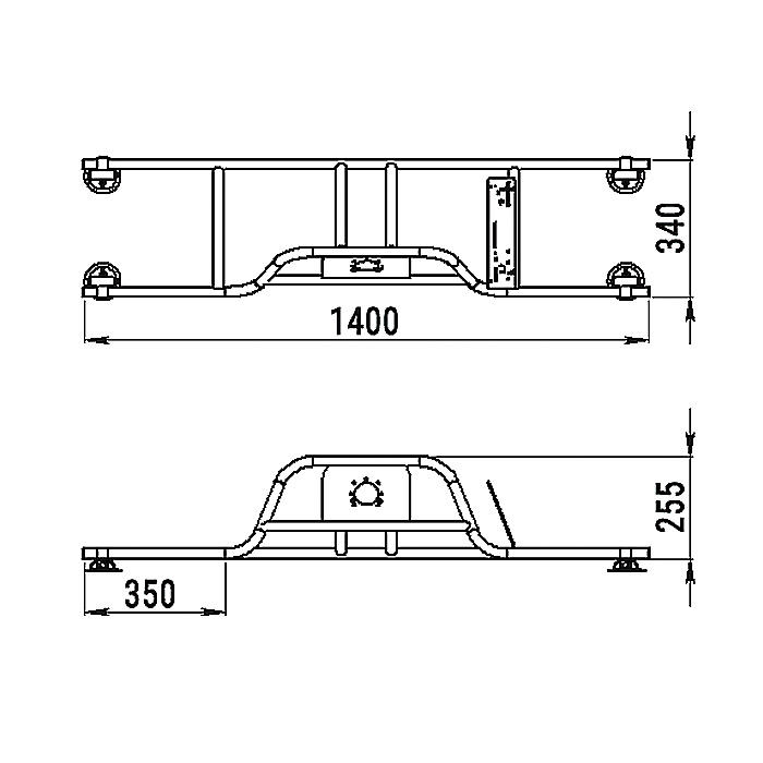 Стойка рулевая с бортовым креплением малая в Элисте
