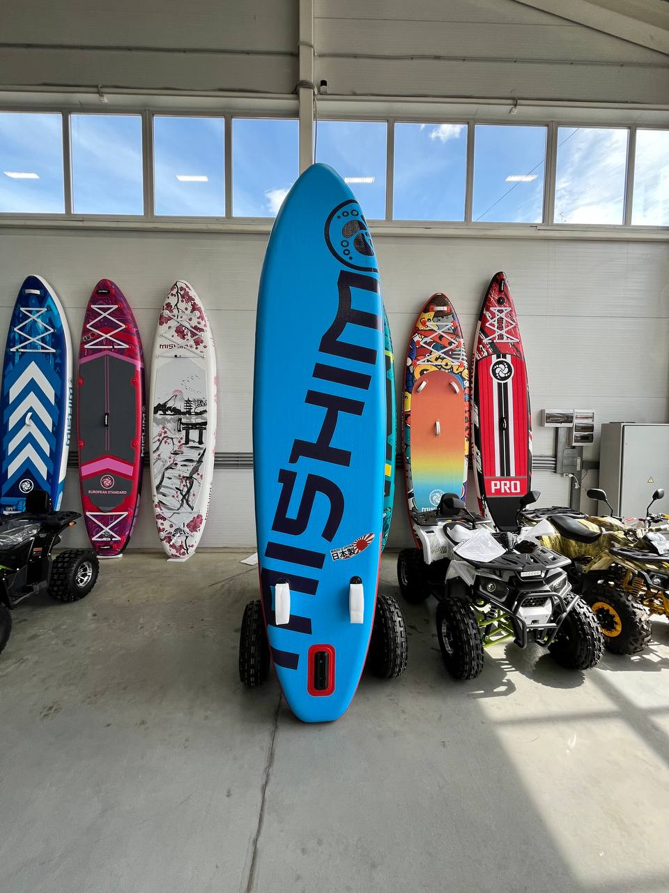 SUP (САП) Доска MISHIMO FLY AIR BLUE 10,8’ (330см) в Элисте