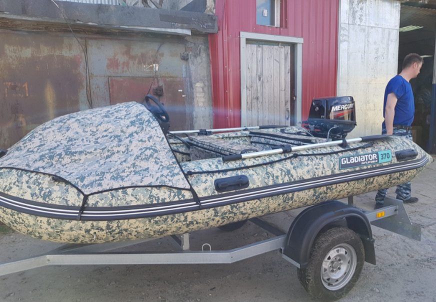 НАДУВНАЯ ЛОДКА GLADIATOR C370AL в Элисте
