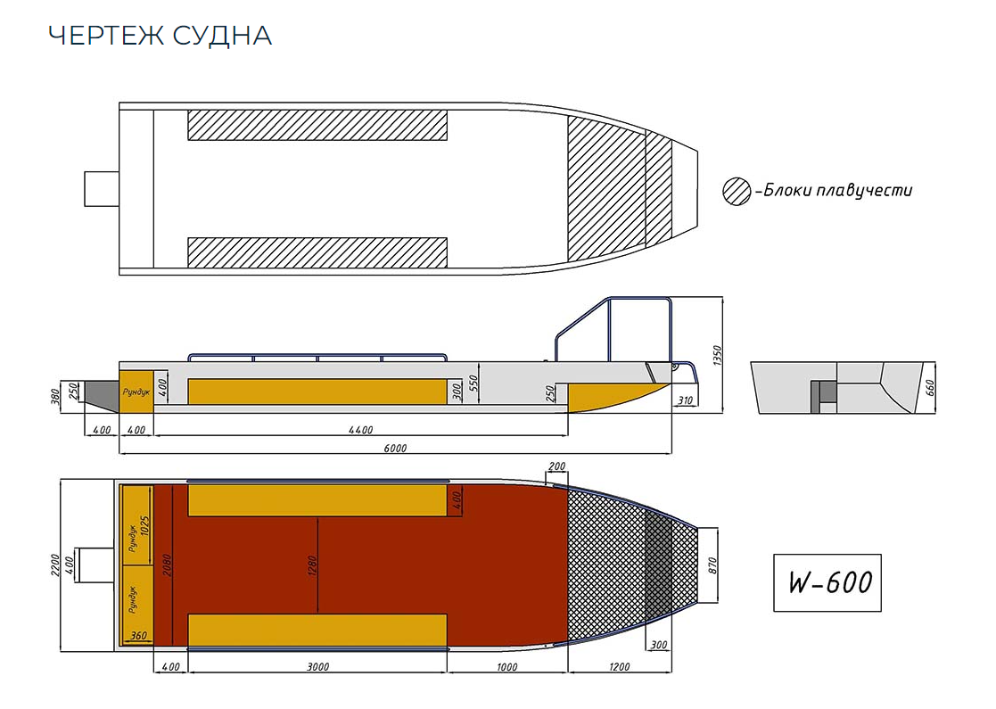 Алюминиевая лодка Wyatboat-600 в Элисте