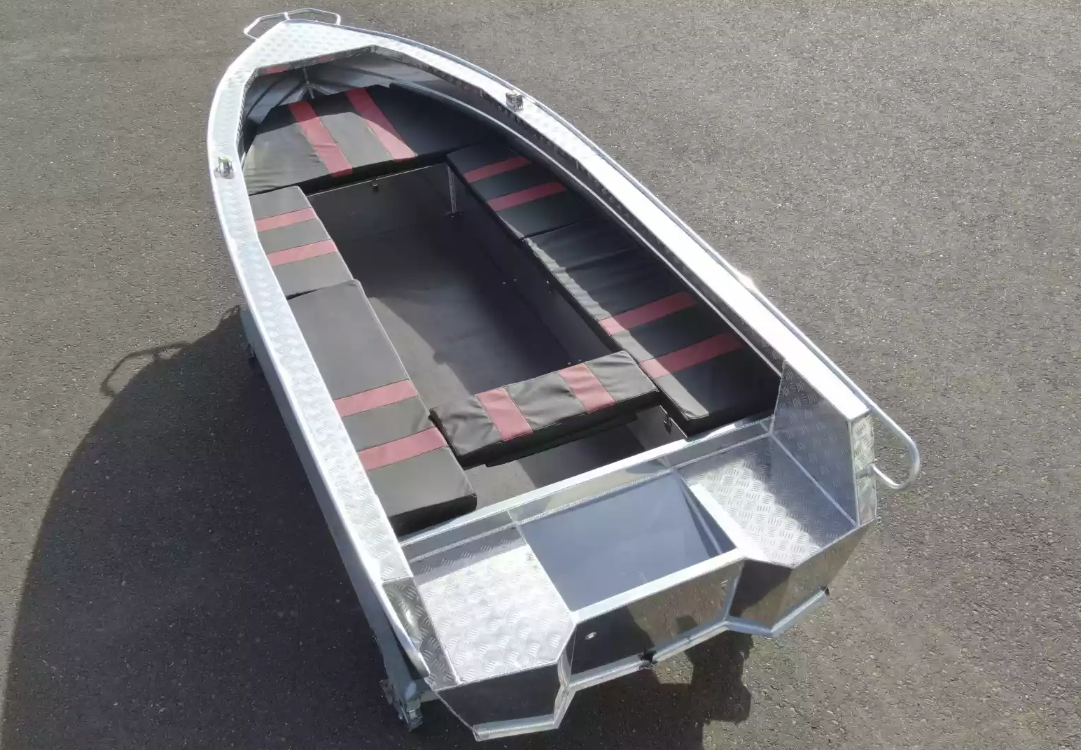 Алюминиевая лодка Wyatboat-390РМ увеличенный борт в Элисте