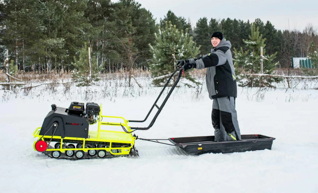 Мотобуксировщик Бурлак ХОЗЯИН-1 (капот ткань) в Элисте