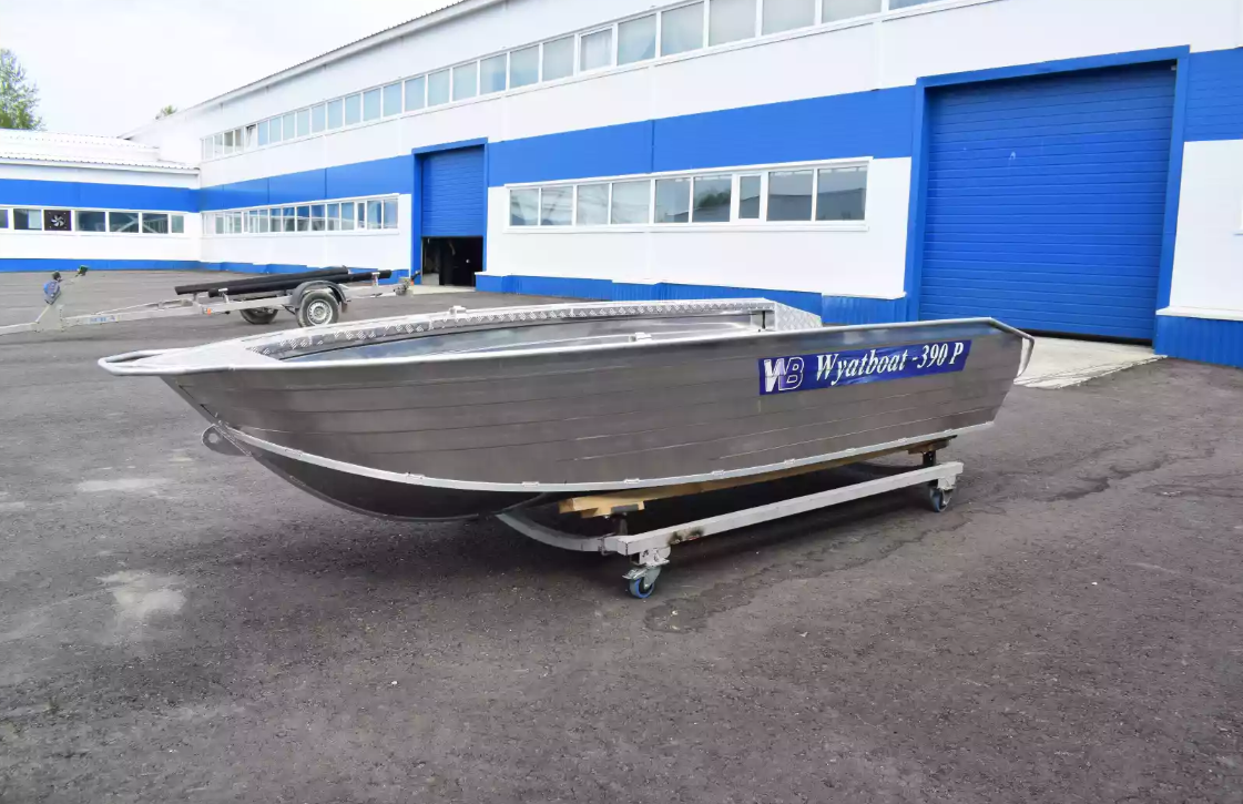 Алюминиевая лодка Wyatboat-390Р Увеличенный борт в Элисте