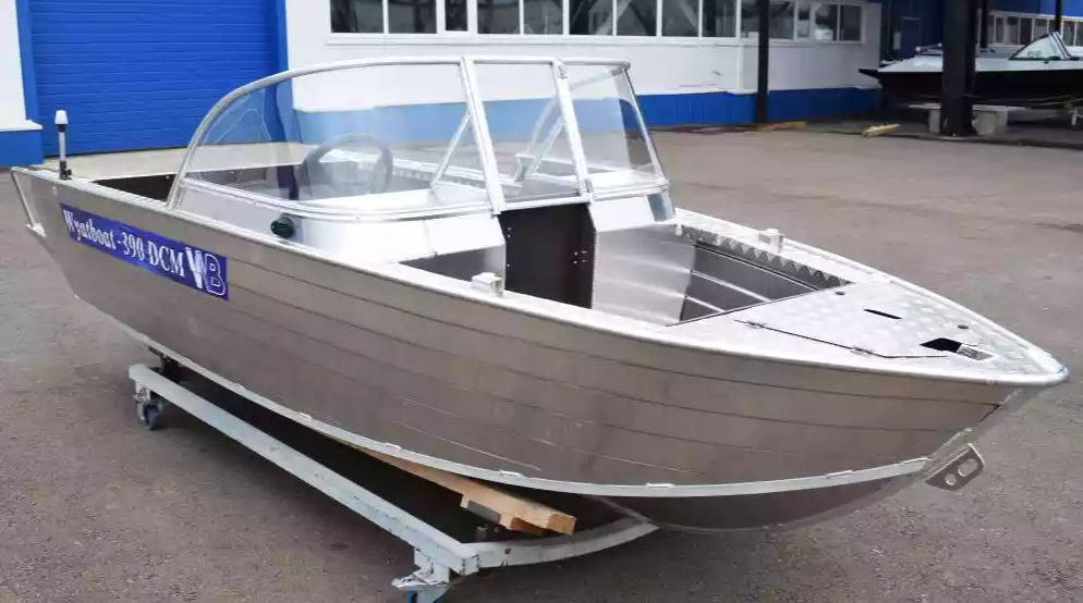 Алюминиевая лодка Wyatboat-390 DCM Увеличенный борт в Элисте