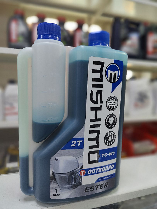 Масло MISHIMO 2T OUTBOARD (ESTER) полусинтетика 1 л в Элисте