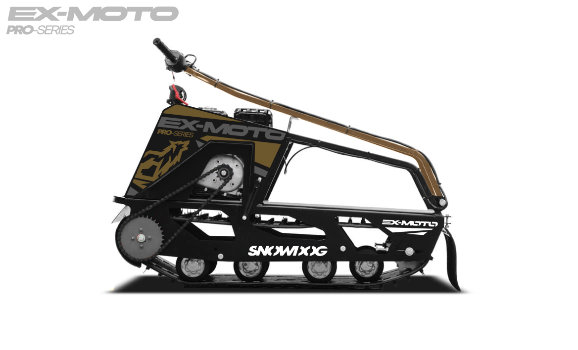 Мотобуксировщик EX-MOTO SNOWDOG S380 8л.с. в Элисте