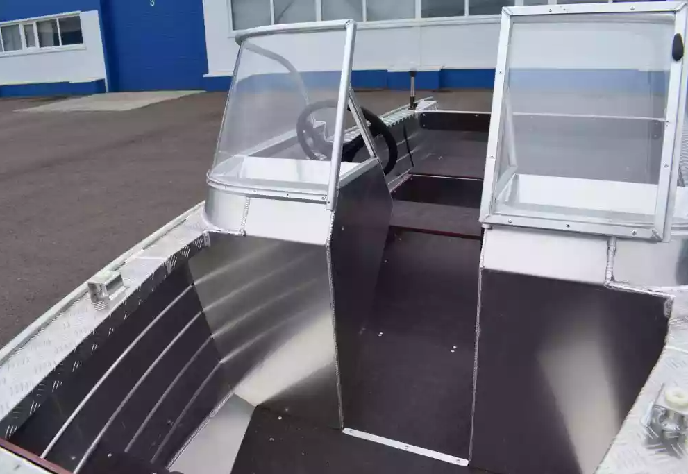 Алюминиевая лодка Wyatboat-390 DCM Увеличенный борт в Элисте