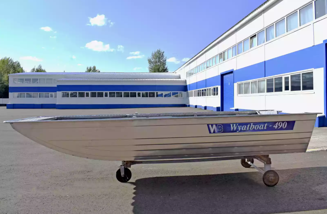 Алюминиевая лодка Wyatboat-490 Jonboat в Элисте
