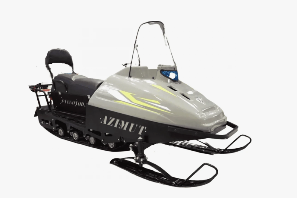 Миниснегоход Бурлак Азимут 20 л.с. , эл.запуск, реверс, тормоз гидравл, капот серый в Элисте