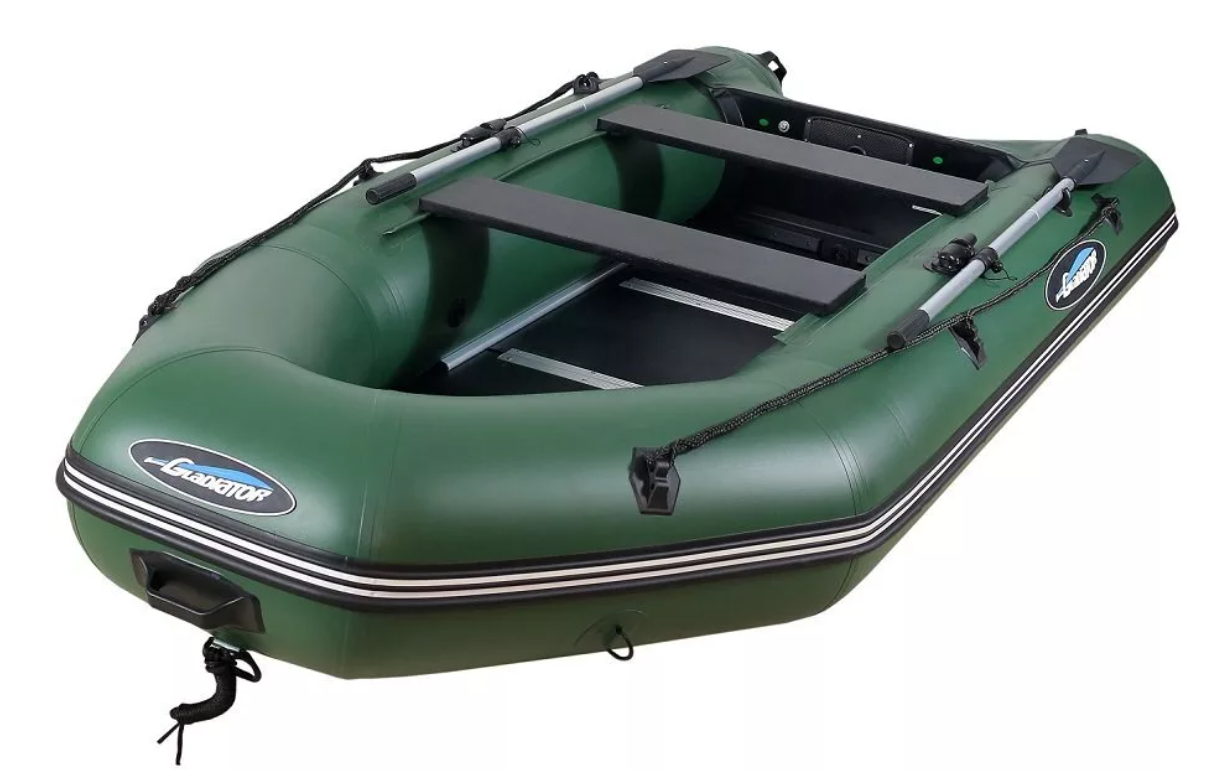 МОТОРНО-ГРЕБНАЯ ЛОДКА ПВХ GLADIATOR A 280 ТК С ФАНЕРНЫМ ДНОМ в Элисте