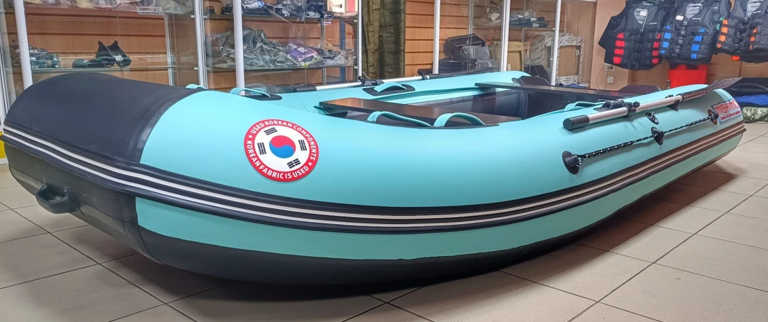 КОМПЛЕКТ ЛОДКА MISHIMO LITE 350 + МОТОР 9,9 (15) Л.С. в Элисте