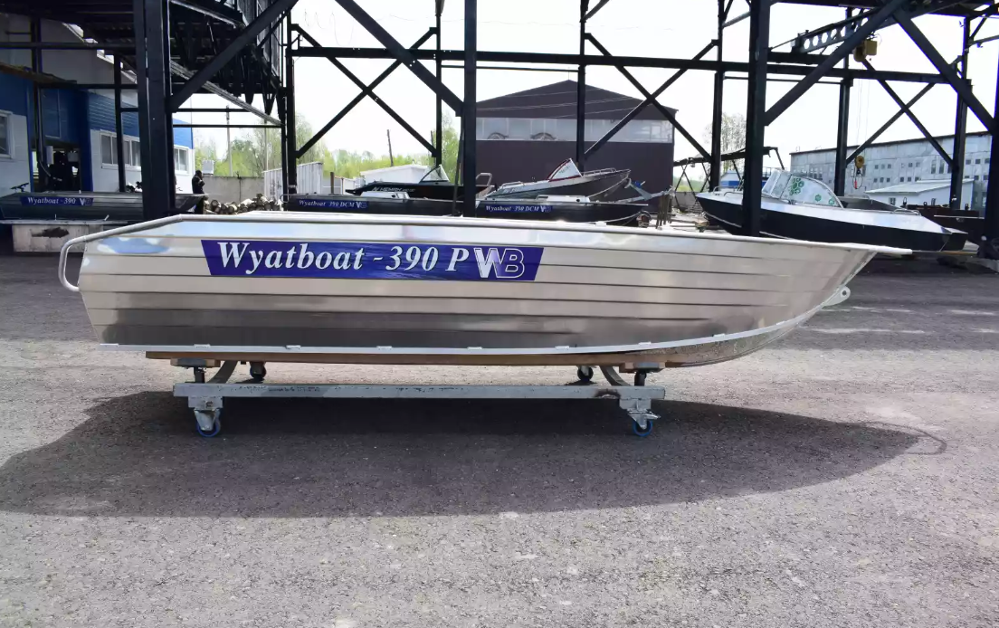 Алюминиевая лодка Wyatboat-390Р Увеличенный борт в Элисте