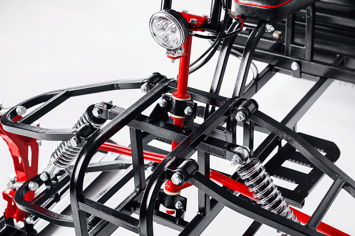 Лыжный модуль IKUDZO с подогревом ручек пластиковые лыжи в Элисте