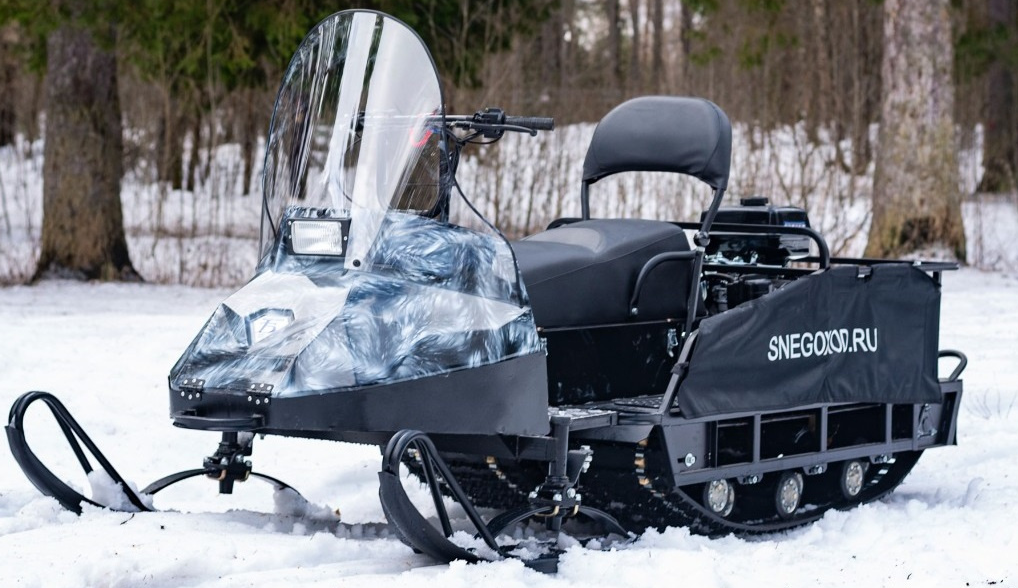 Миниснегоход Бурлак Егерь Экспедитор 15 л.с. , реверс, тормоз, капот белый в Элисте