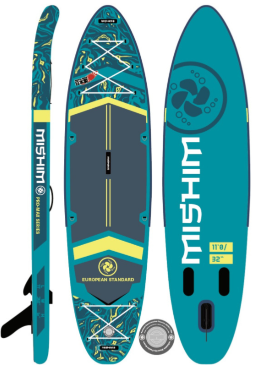 SUP (САП) Доска MISHIMO PRO-MAX Light Teal 11,6’ (355см) в Элисте