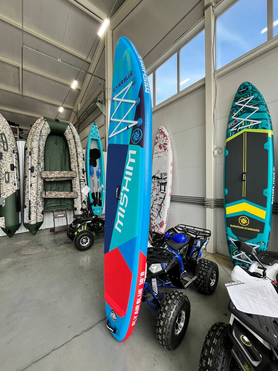 SUP (САП) Доска MISHIMO FLY AIR BLUE 10,8’ (330см) в Элисте