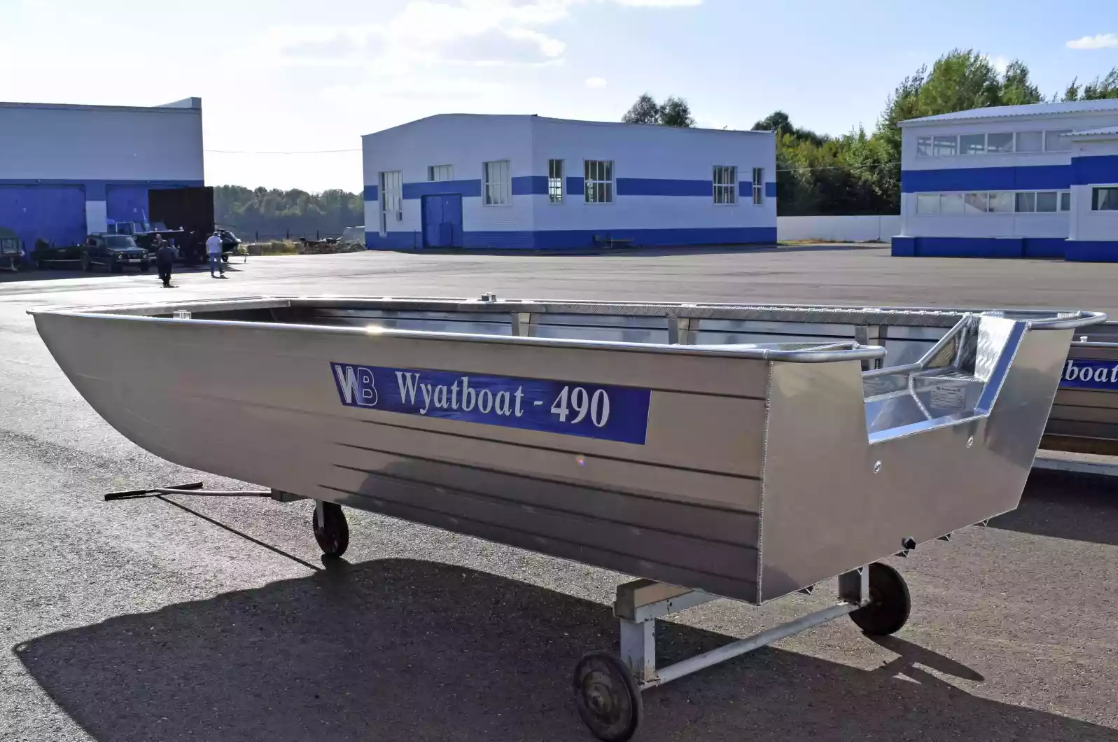 Алюминиевая лодка Wyatboat-490 Jonboat в Элисте