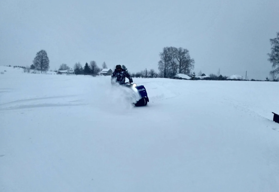 Мотобуксировщик Альбатрос-XLV 9 мини, тележки, 1250 мм в Элисте