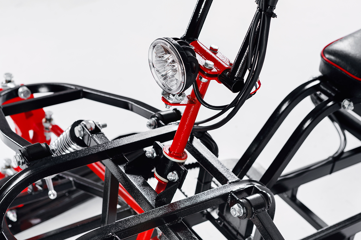 Лыжный модуль IKUDZO с подогревом ручек пластиковые лыжи в Элисте