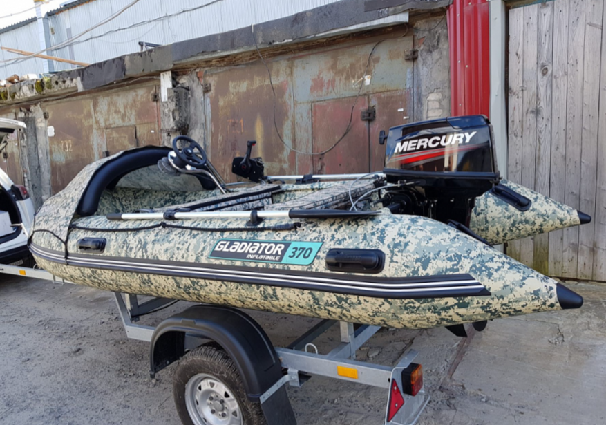 НАДУВНАЯ ЛОДКА GLADIATOR C370AL в Элисте