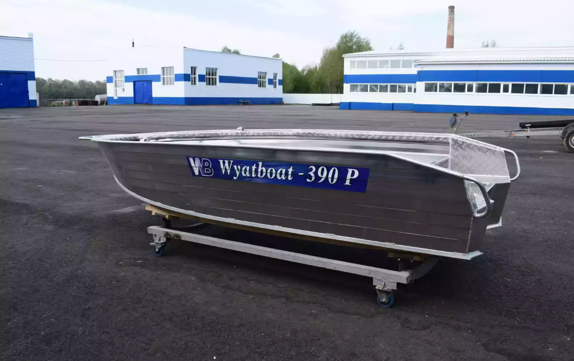 Алюминиевая лодка Wyatboat-390Р Увеличенный борт в Элисте