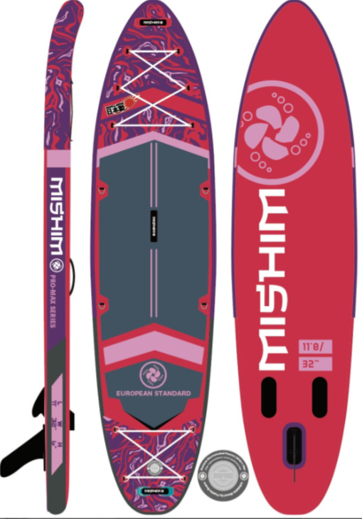 SUP (САП) Доска MISHIMO PRO-MAX Viva Magenta 10.8’ (330см) в Элисте
