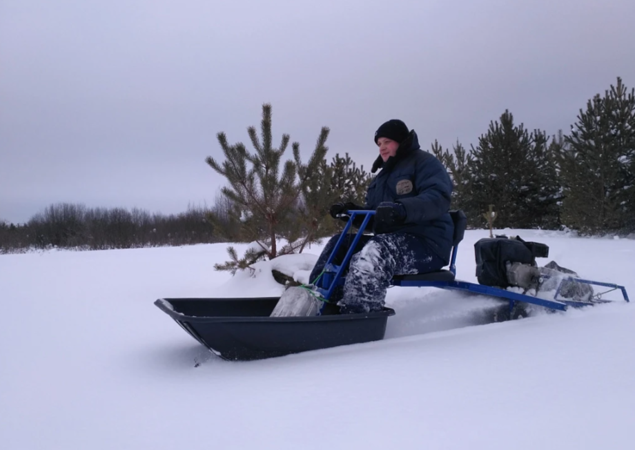 Мотобуксировщик толкач Альбатрос-XL8 с модулем. Без фары, склизы в Элисте