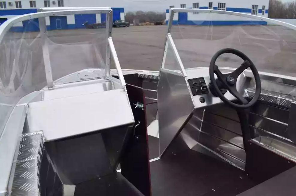 Алюминиевая лодка Wyatboat-390 DCM Увеличенный борт в Элисте