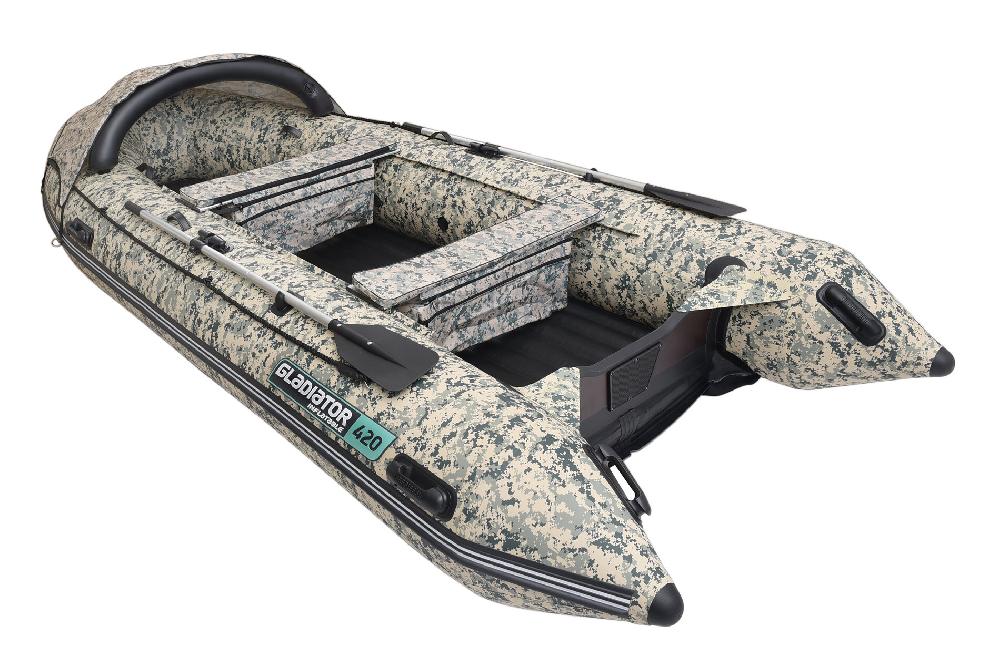 НАДУВНАЯ ЛОДКА GLADIATOR E350PRO в Элисте