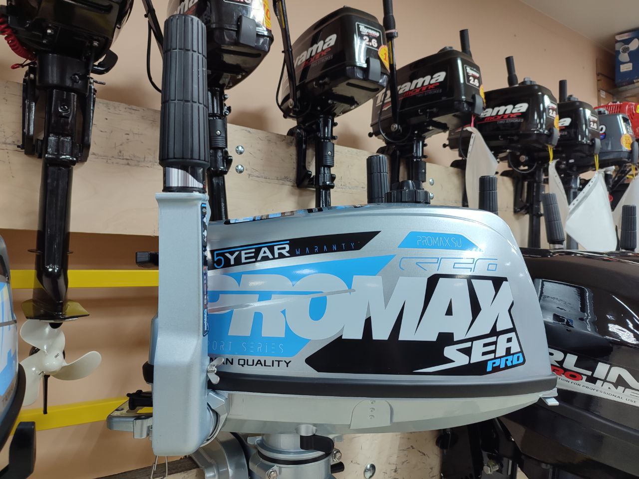Лодочный мотор PROMAX SP5FHS (внешний бак 12 л) в Элисте