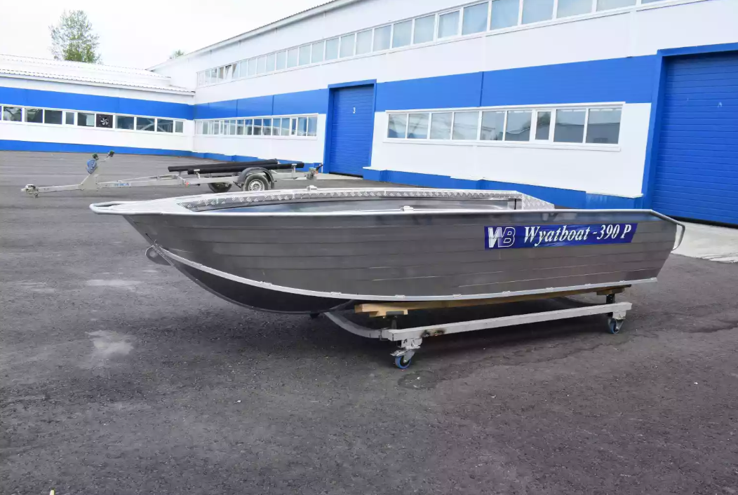 Алюминиевая лодка Wyatboat-390Р Увеличенный борт в Элисте