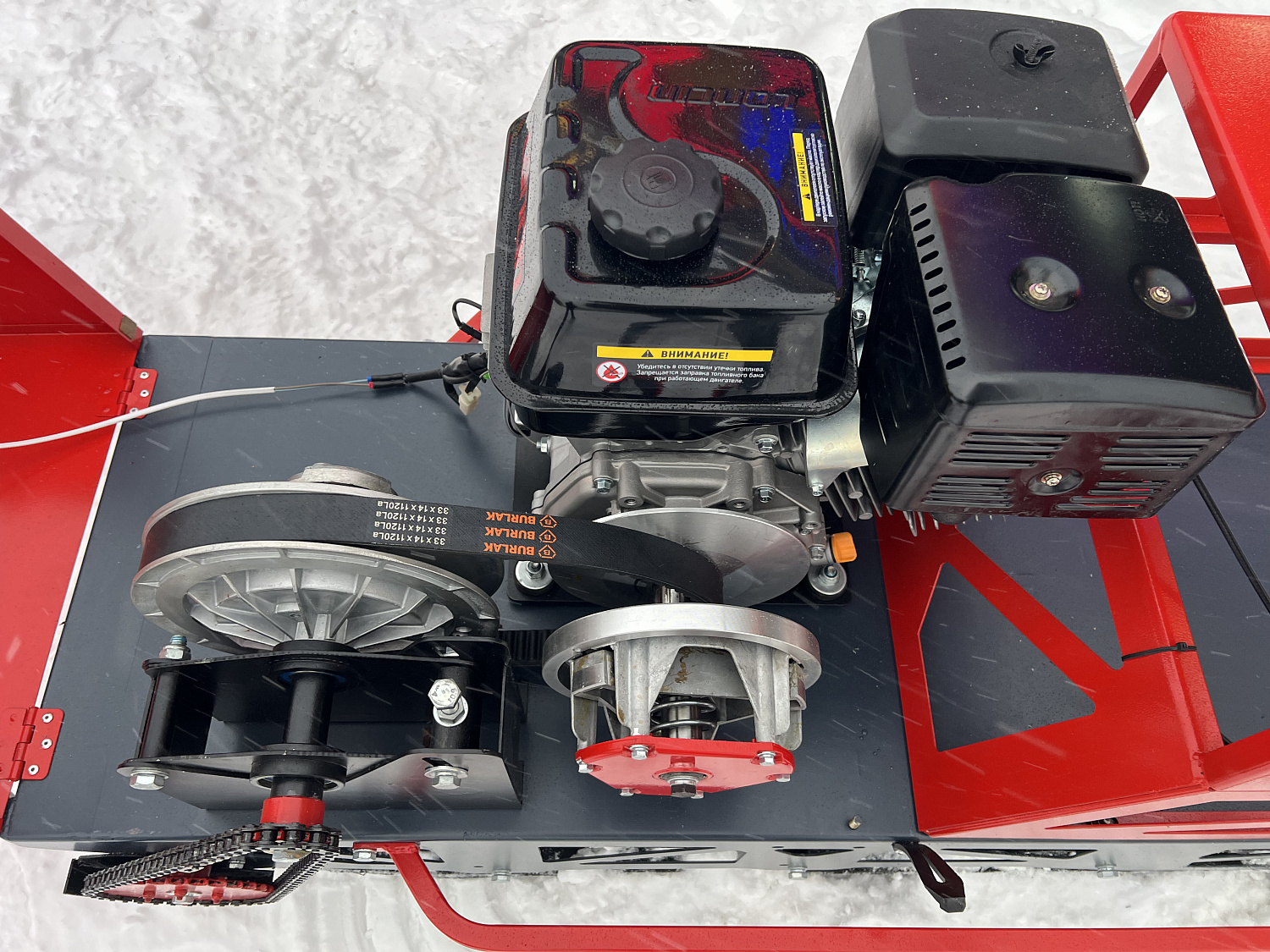 Мотобуксировщик EX-MOTO SNOWDOG S500 15л.с в Элисте