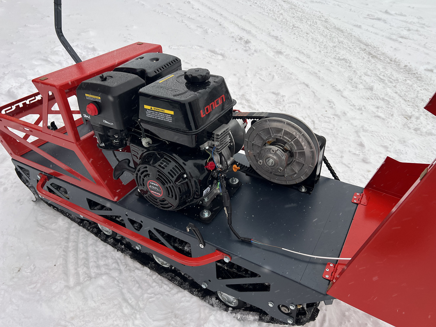 Мотобуксировщик EX-MOTO SNOWDOG S500 15л.с в Элисте