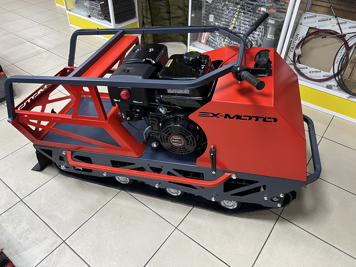 Мотобуксировщик EX-MOTO SNOWDOG S500 15л.с в Элисте