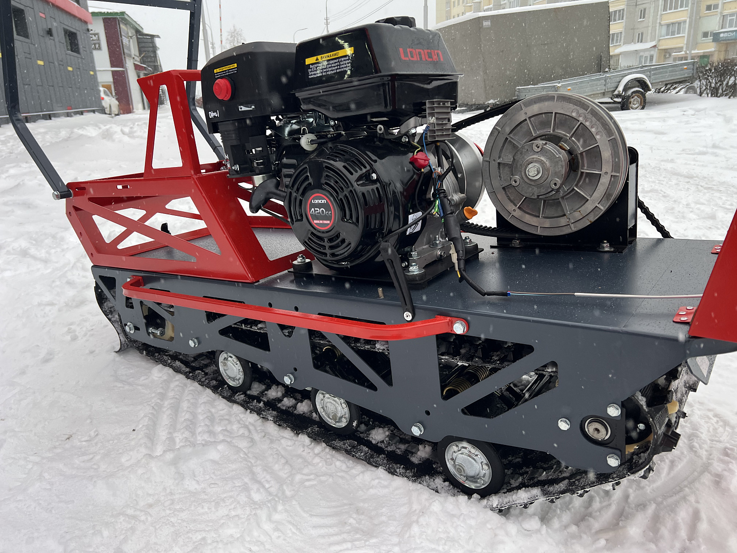 Мотобуксировщик EX-MOTO SNOWDOG S500 15л.с в Элисте