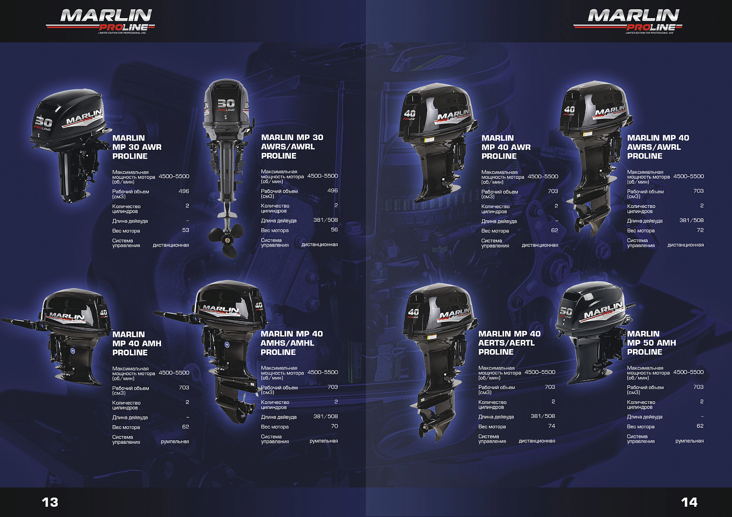 Лодочный мотор MARLIN PROLINE MP 40 AERTL в Элисте