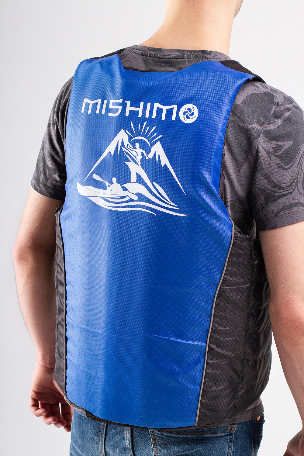 Жилет спасательный MISHIMO PRO Премиум качества Черно-синий в Элисте