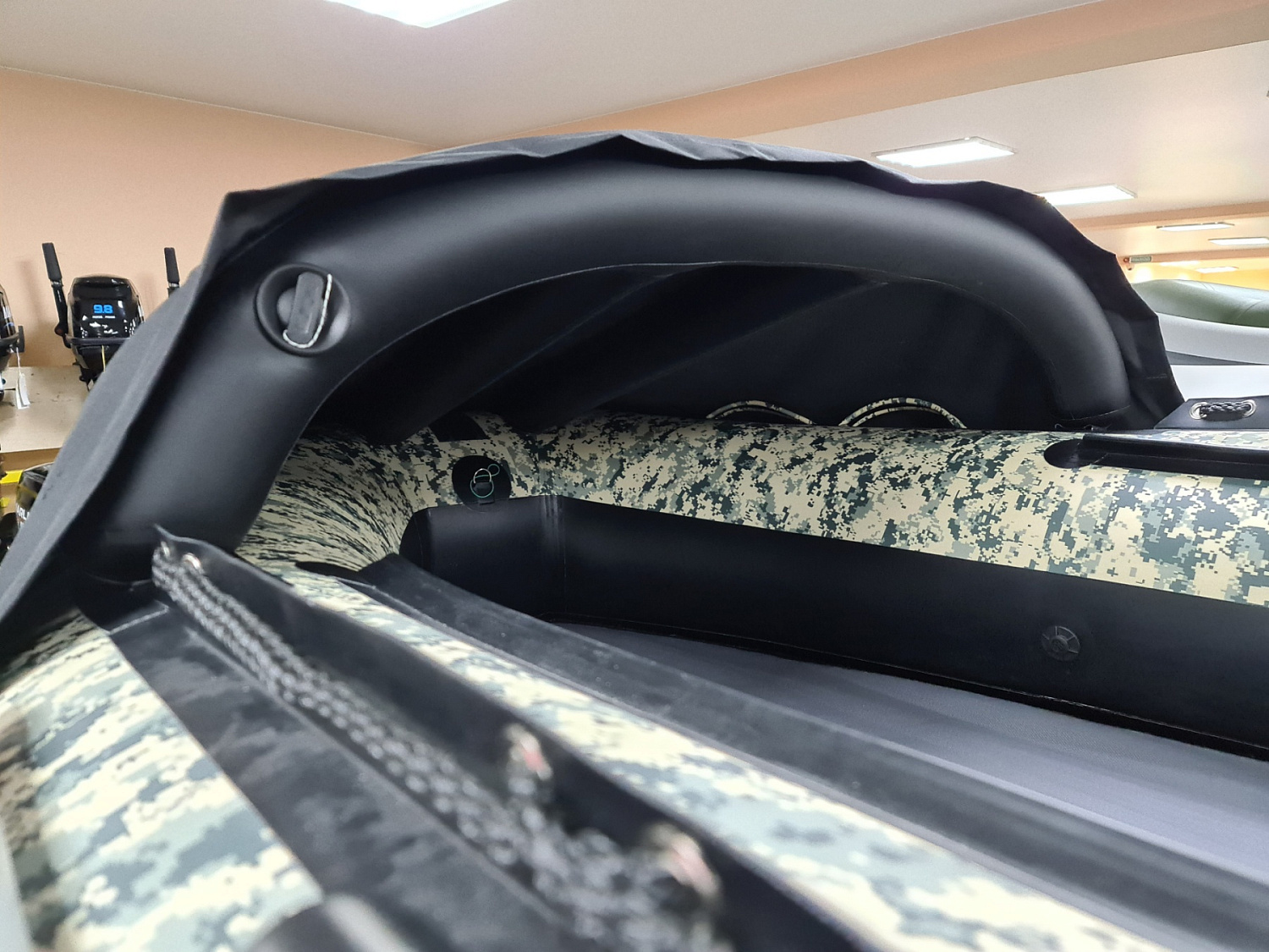 КОМПЛЕКТ НОСОВОГО ТЕНТА К ЛОДКЕ SMARINE AIR MAX 380 ЧЕРНЫЙ в Элисте