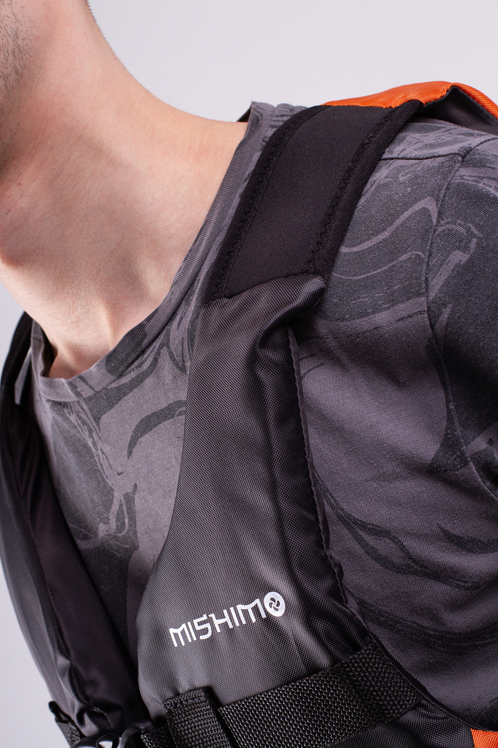 Жилет спасательный MISHIMO PRO Премиум качества Черно-оранжевый в Элисте