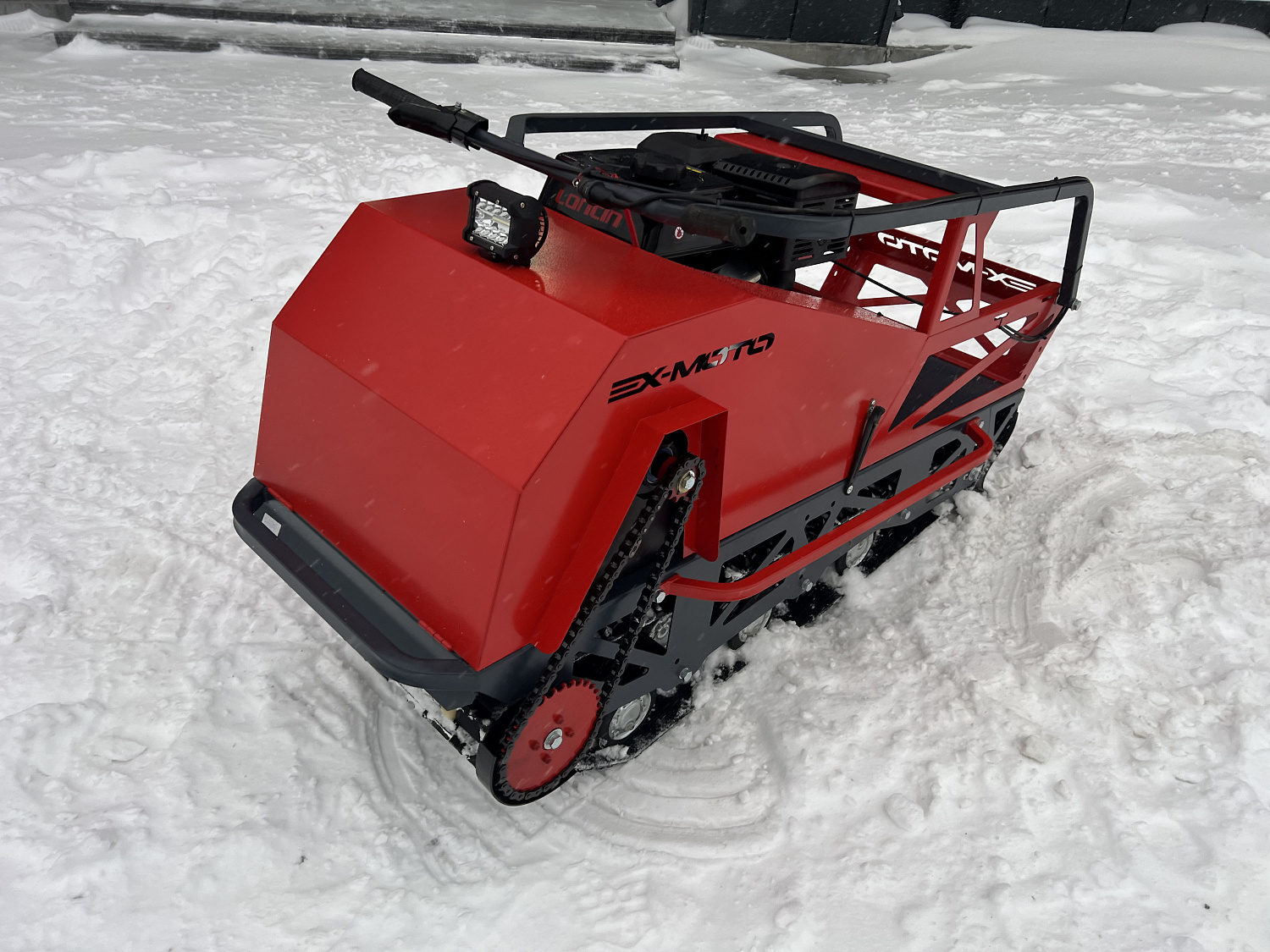 Мотобуксировщик EX-MOTO SNOWDOG S500 15л.с в Элисте