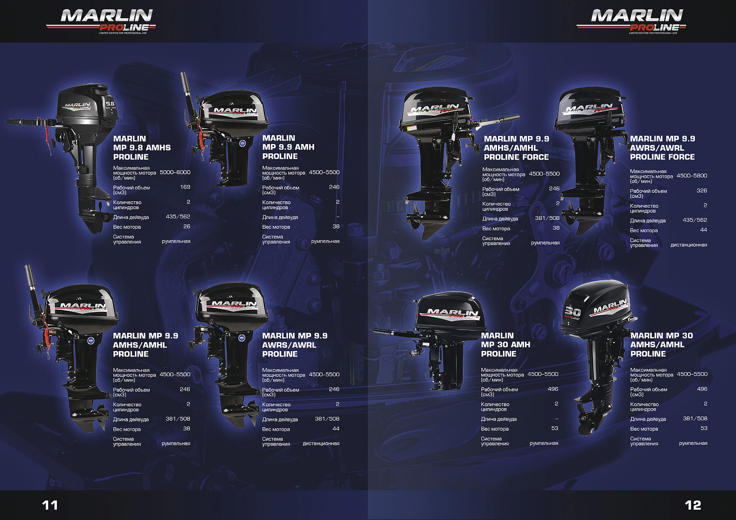 Лодочный мотор MARLIN PROLINE MP 40 AERTL в Элисте