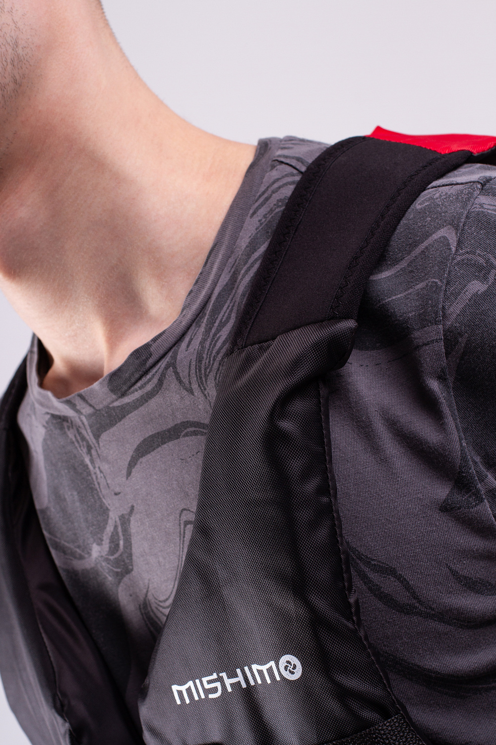 Жилет спасательный MISHIMO PRO Премиум качества Черно-красный в Элисте